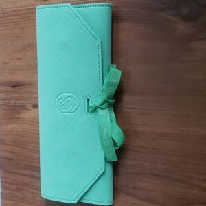 NWOT Swarovski Jewerly Travel Pouch - light green NEW